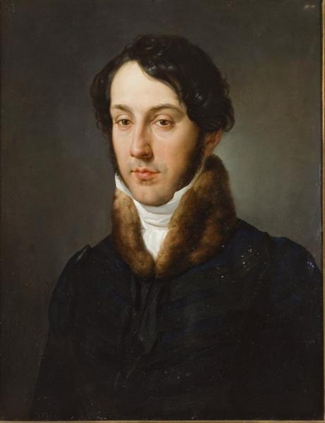 Portrait of a man, 1834 - Франческо Хайес