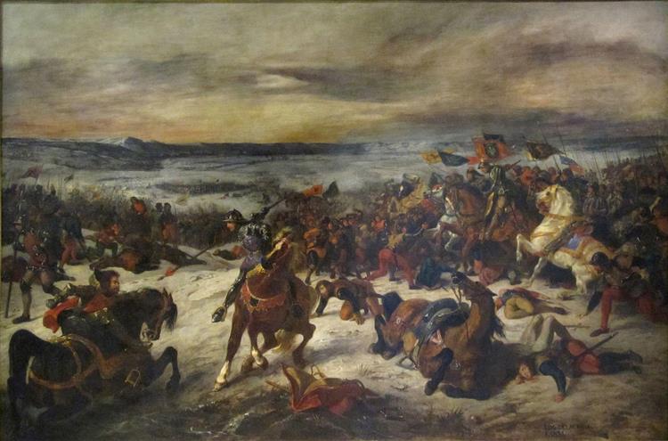 La Bataille de Nancy, 1831 - Ежен Делакруа