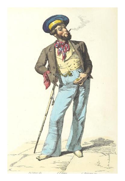 The guappo, 1853 - Filippo Palizzi