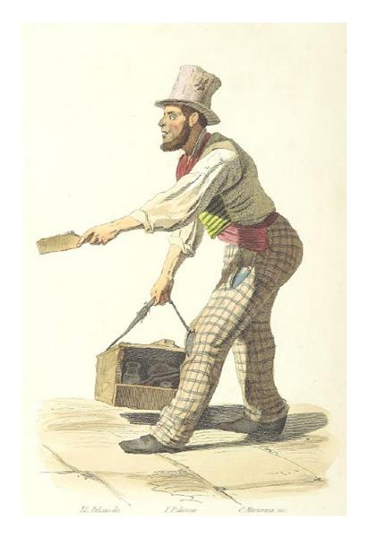 The boot cleaner, 1853 - Филиппо Палицци