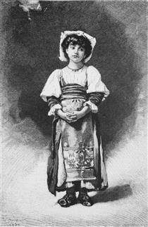 Ciociara, Italian peasant woman - Leon Bonnat