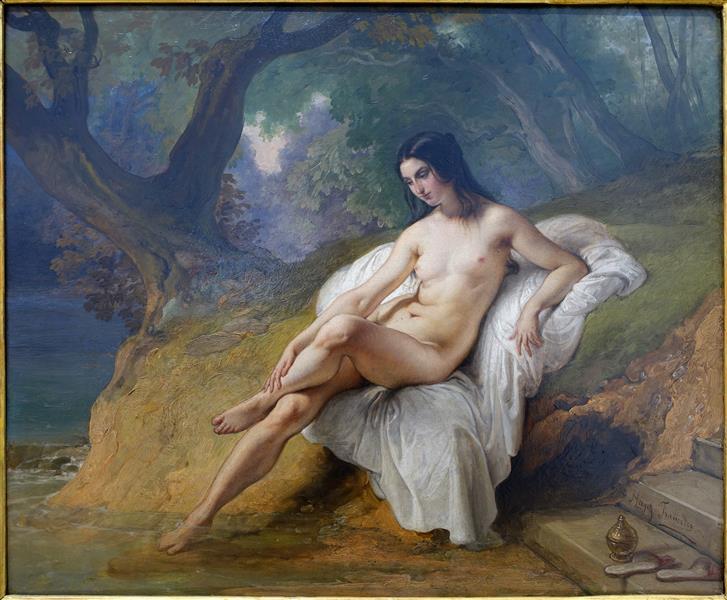 Bather, 1844 - Francesco Hayez