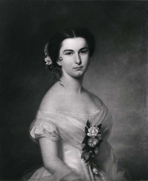 Portrait of the Baroness de Sceleski, Herner Wengraf, c.1848 - c.1849 - Francesco Hayez