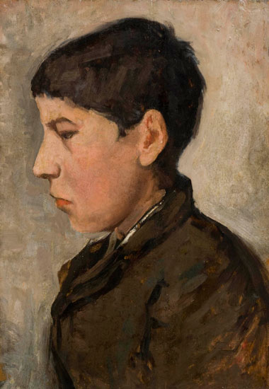 Head of a boy, 1885 - 1890 - Silvestro Lega