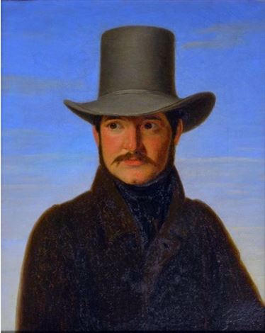 Portrait of the painter Fritz Petzholdt (1805-1838), c.1835 - Jørgen Sonne