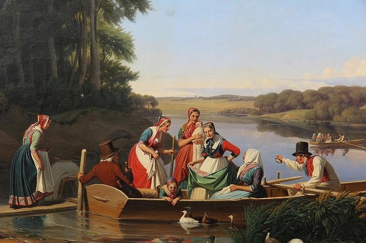Sunday Morning. A Family About to Go to Church, 1846 - Jørgen Sonne