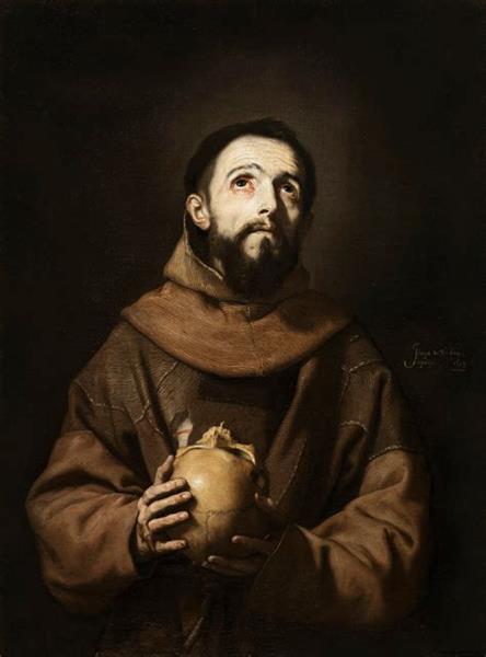 St. Francis of Assisi, 1643 - Jusepe de Ribera