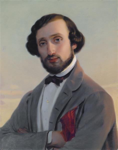Portrait of Ludwig August Frankl von Hochwart (1810-1894) - Leopold Pollak