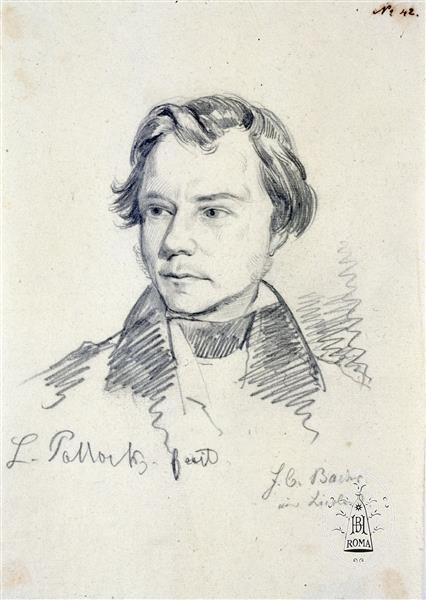 Portrait of Johann Karl Baehr, 1828 - Leopold Pollak