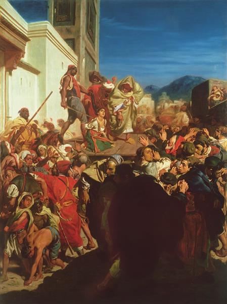 Execution of a Jewess in Morocco, c.1861 - Alfred Dehodencq
