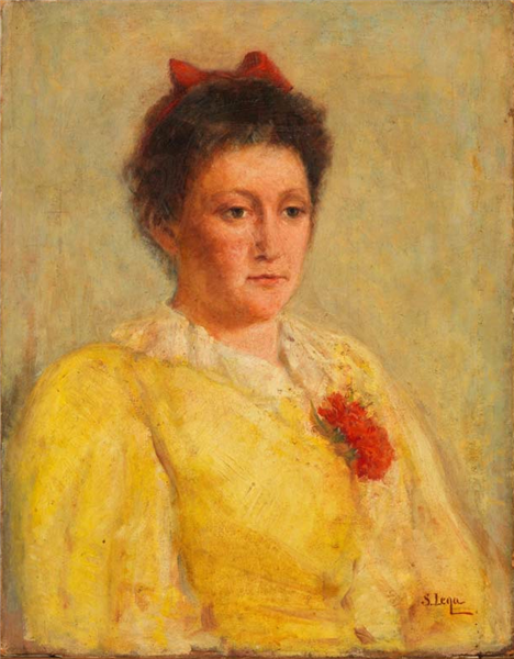 The red carnation, c.1890 - Сільвестро Лега