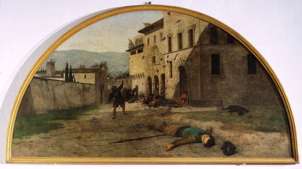 The war, 1863 - Silvestro Lega