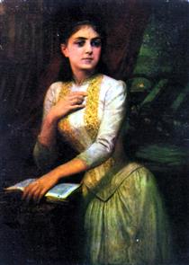 Portrait of Iulia Hasdeu - Diogène Maillart