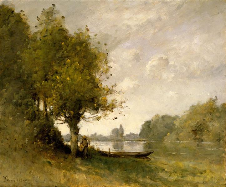 A pond near Nangis, 1880 - 1895 - Paul-Désiré Trouillebert