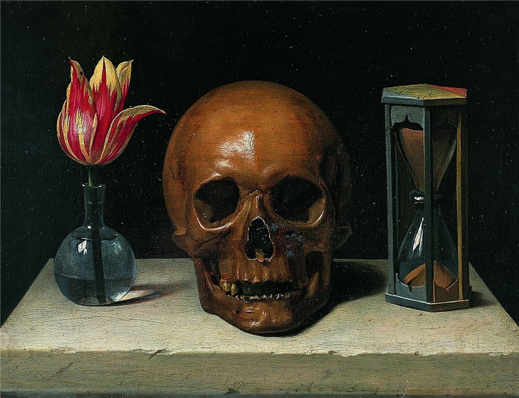 Still-Life with a Skull - Philippe de Champaigne