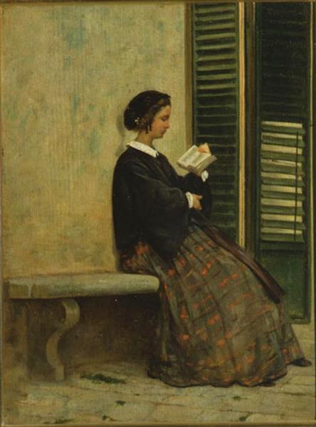 The reading, 1864 - c.1867 - Silvestro Lega