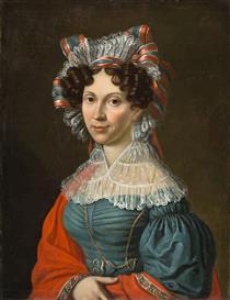 Portrait of a woman - Wilhelm Bendz