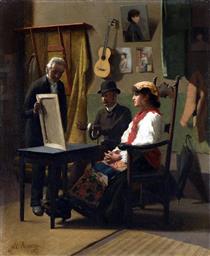 The sale of the painting - Vito d'Ancona