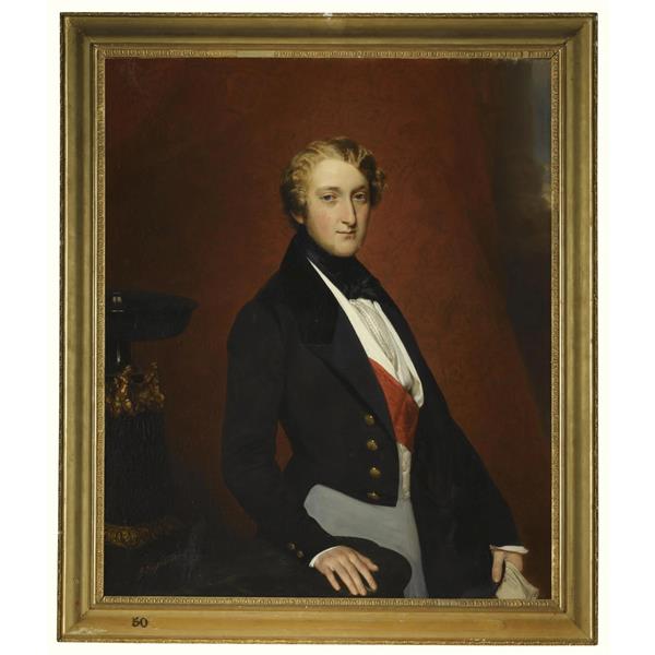 Portrait of Louis Charles Philippe Raphael d'Orleans, Duke of Nemours - Franz Xaver Winterhalter