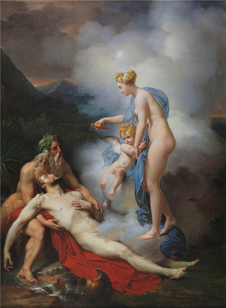 Venus heals Eneas, 1805 - Merry Joseph Blondel