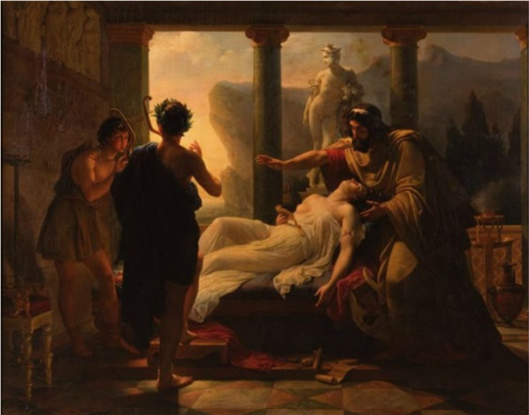 Alcestis and Admetus, 1828 - Merry Joseph Blondel