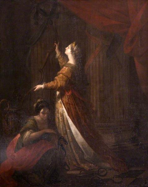 Penelope Taking Down the Bow of Ulysses, 1768 - Ангеліка Кауфман