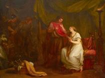 Diomed and Cressida (from William Shakespeare's 'Troilus and Cressida', Act V, Scene II) - Angelica Kauffman