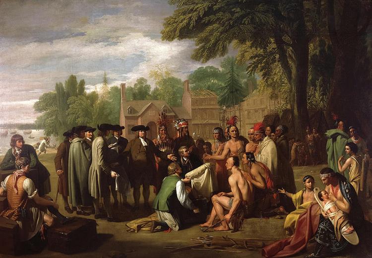 The Treaty of William Penn with the Indians, 1771 - 1772 - Бенджамін Вест