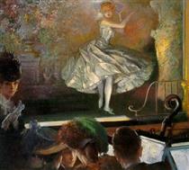 Dancer in White Before the Footlights - Еверет Шинн