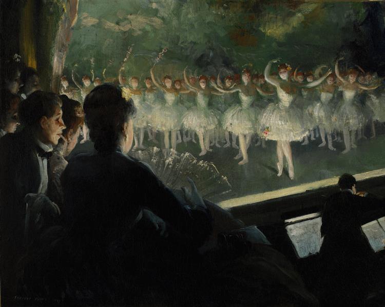 The White Ballet, 1904 - Everett Shinn
