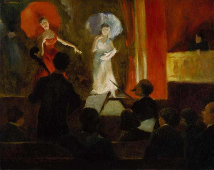 Theater Scene, 1903 - Эверетт Шинн