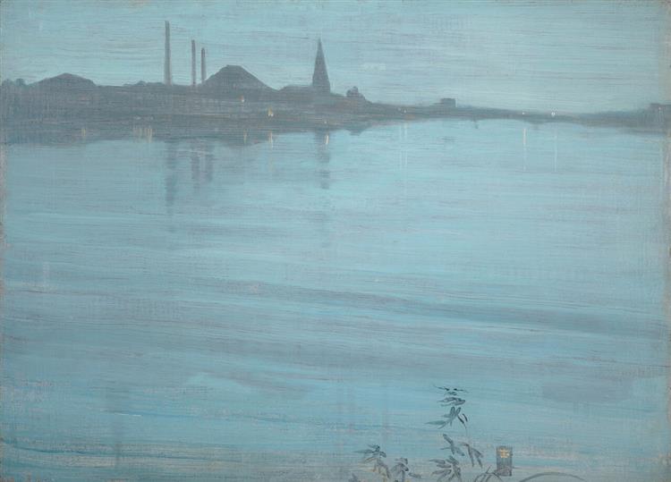 Nocturne in Blue and Silver, 1871 - Джеймс Эббот Макнил Уистлер