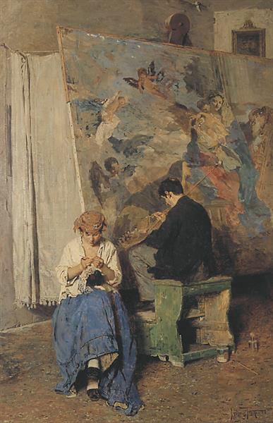 Vandalism (Poor Ancients!), 1880 - Джакомо Фавретто