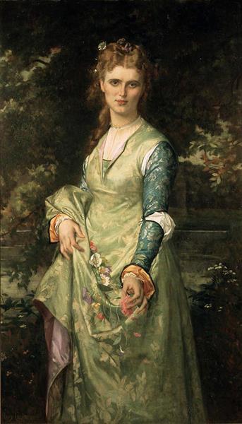 Christina Nilsson as Ophelia, 1873 - Александр Кабанель
