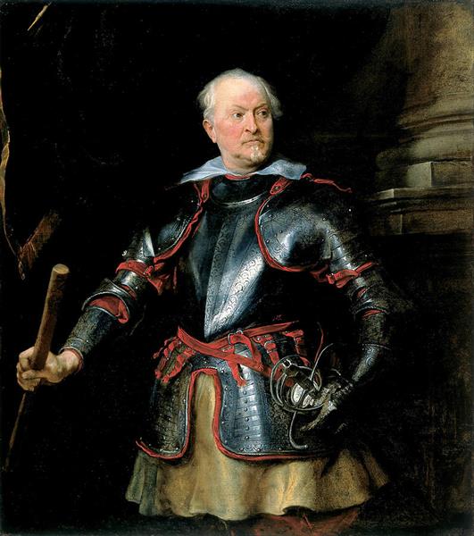 Portrait of a Man in Armor - Anthony van Dyck