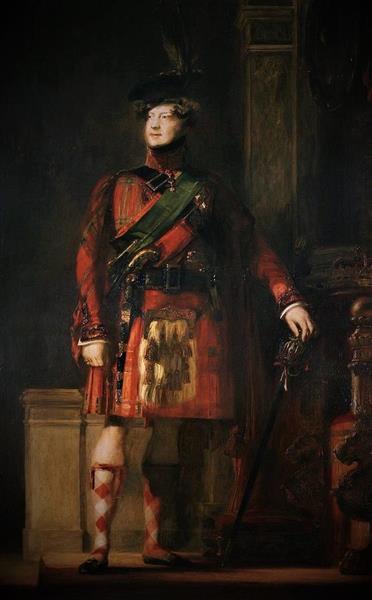 Portrait of George IV of the United Kingdom - Дейвід Вілкі
