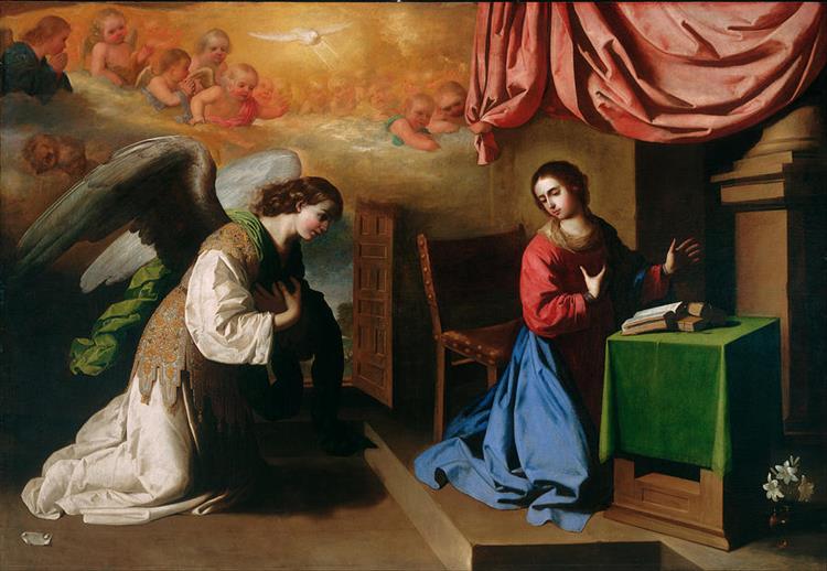 The Annunciation - Francisco de Zurbaran