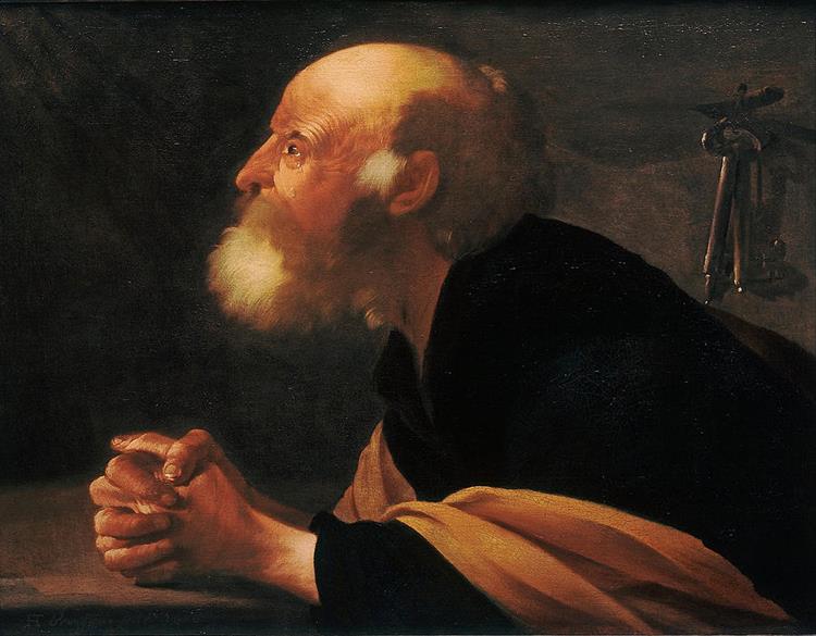 The Repentant Peter - Hendrick ter Brugghen