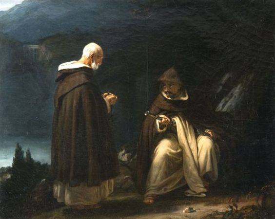 Two monks - Jean-Claude Bonnefond