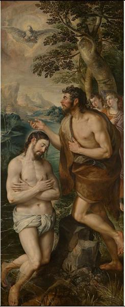Baptism of Jesus - Мартен де Вос