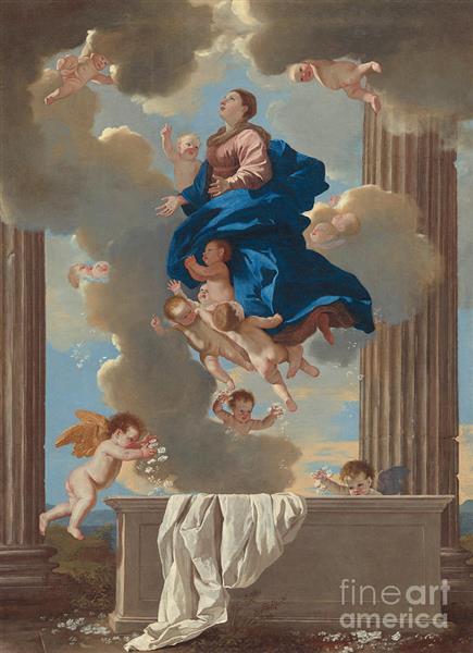 Assumption of the Virgin, c.1638 - Nicolas Poussin
