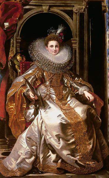 Portrait of Marchesa Maria Serra Pallavicino, 1606 - Pierre Paul Rubens