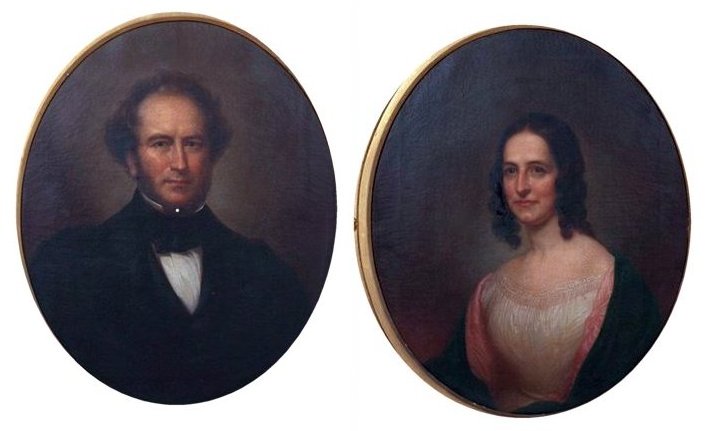 Richard Colgate Dale Jr and Elizabeth Woodruff Dale - Rembrandt Peale