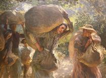 Gleaners Coming Home - George Clausen