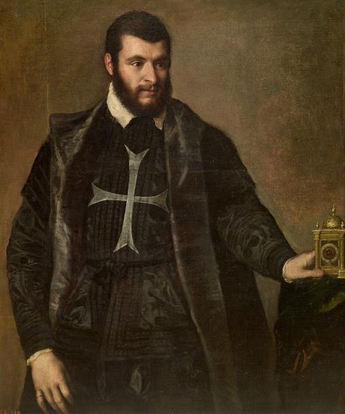 Knight of Malta with a watch - Titian