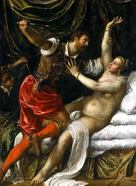 Tarquin and Lucretia, 1570 - 1576 - Ticiano Vecellio