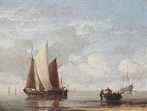 Calm Sea - Willem van de Velde the Younger