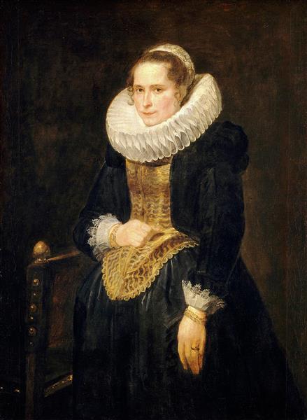 Portrait of a Flemish Lady - Anthony van Dyck