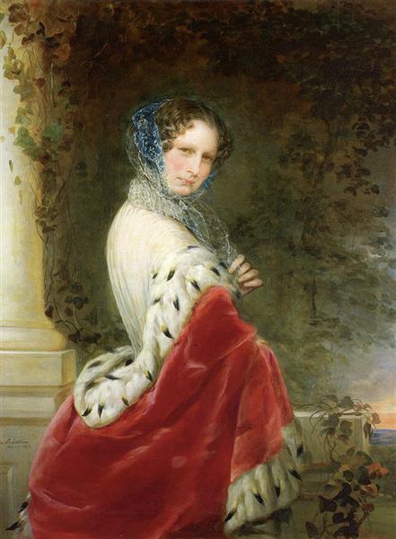 Portrait of Grand Duchess Elena Pavlovna - Christina Robertson