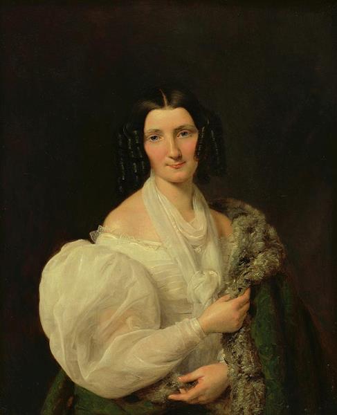 Barbara Von Schickh, As Bride Of Wolfgang Ritter Von - Фердинанд Георг Вальдмюллер